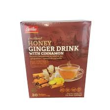 مشروب Instant Honey طبيعي 100% بدون كافيين بنكهة الزنجبيل بالعسل والقرفة