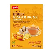 مشروب Instant Honey طبيعي 100% بدون كافيين بنكهة الزنجبيل بالعسل الأصلي